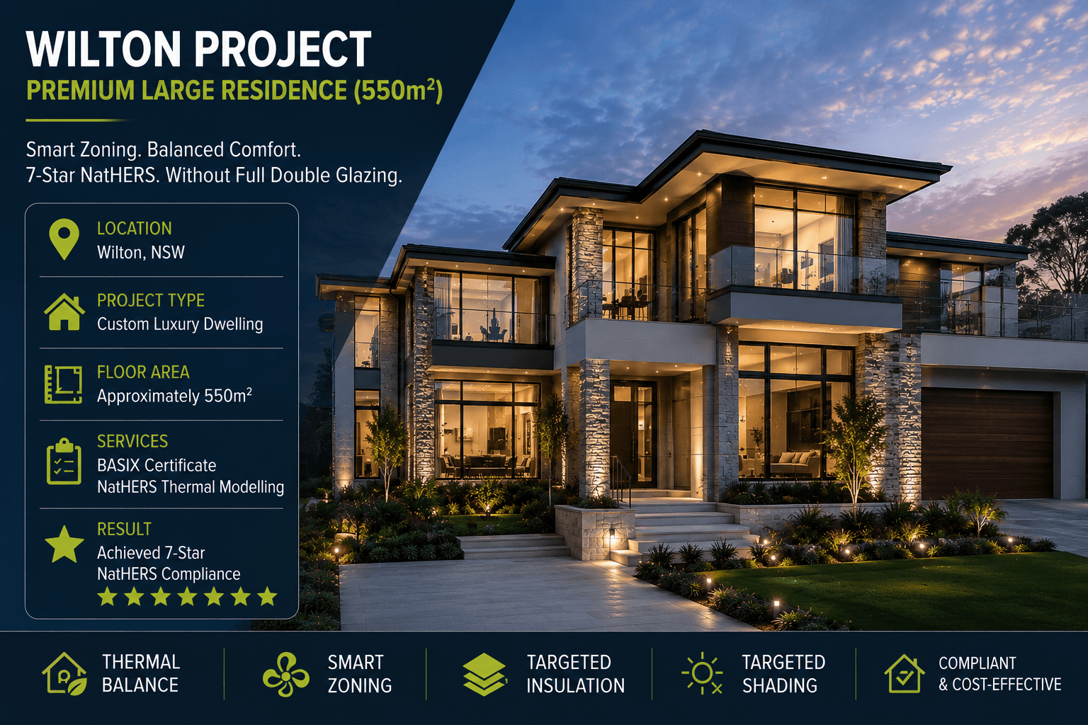 Wilton Luxury Home – 7 Star NatHERS Success
