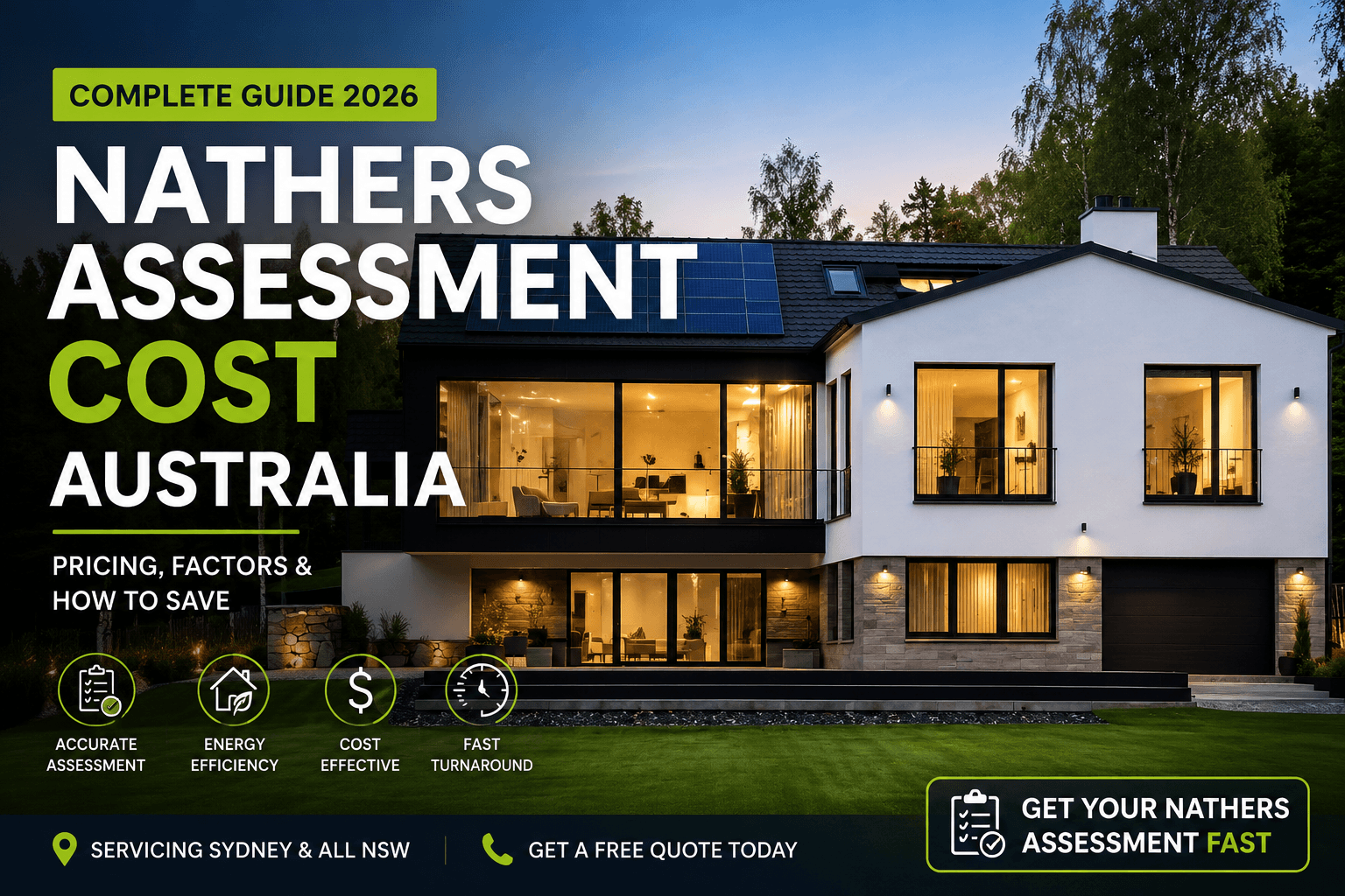 NatHERS Assessment Cost Australia (2026 Guide)